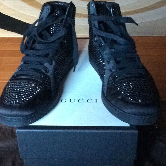gucci sneakers diamonds